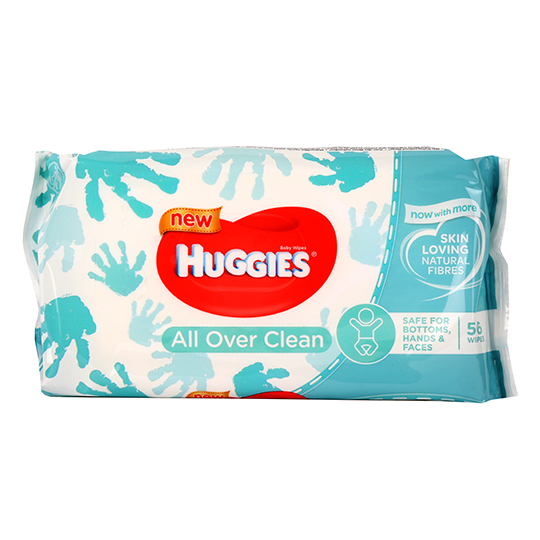 Серветки вологі huggies на кожен день 56