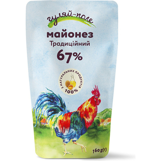 Майонез 67% Традиційний Гуляй-поле 160г
