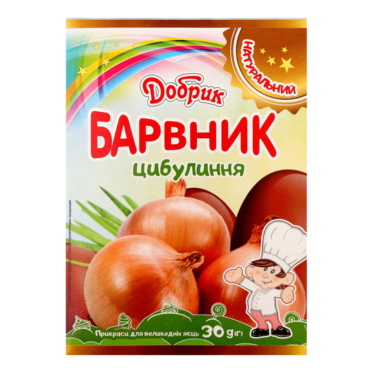 Барвник натур.д/яєць Цибул.Добрик,30 г