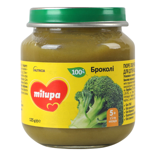 Пюре дит.ов.Броколі Milupa від 4м.125г