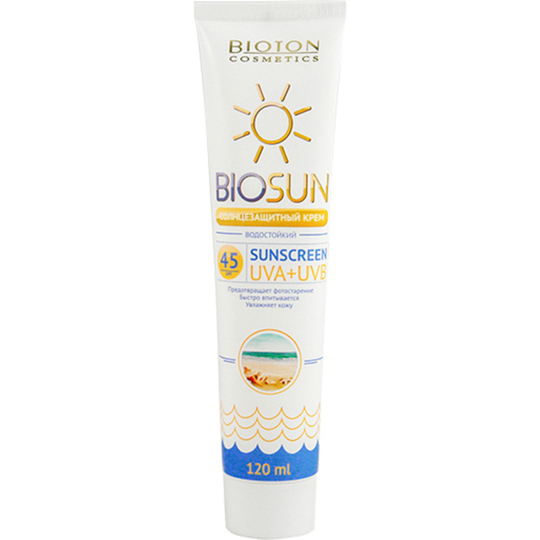 Крем сонцезахисний SPF 45 Biosun 120мл