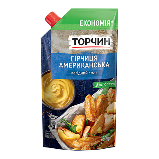 Гірчиця Американська дойпак Торчин 230г