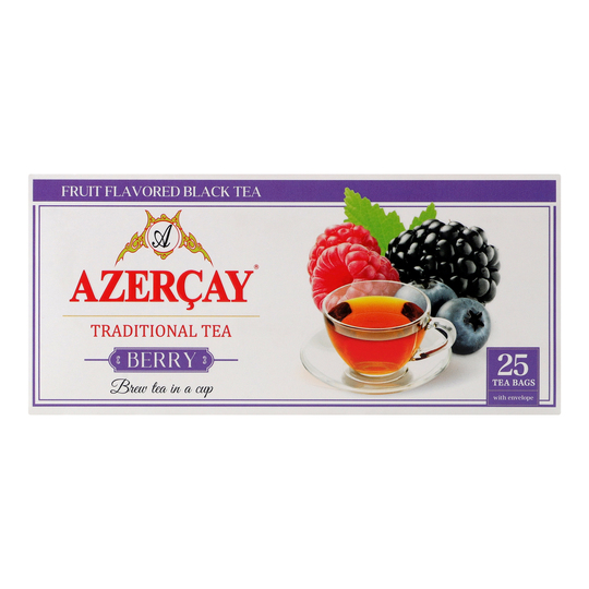Чай чорний з ар.ягод Азерчай 1,8г*25пак.
