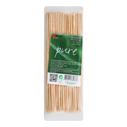 Паличка для шашлику Інпак 20см 100шт