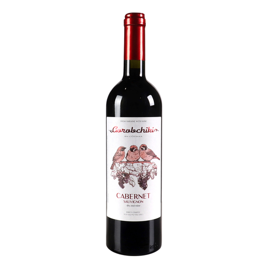 Вино Gorobchiki Cab.Sauvig.ч/сух14%0,75л