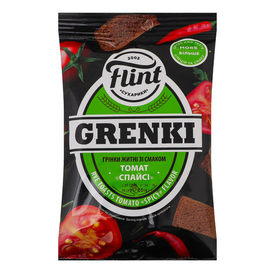 Грінки житні томату spicy Flint 55г