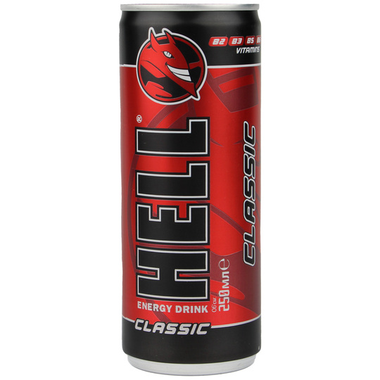 Напій енерг.Hell Classic 0,25л з/б