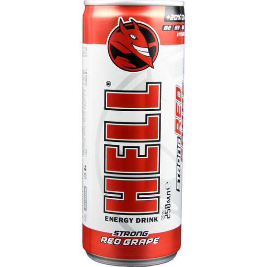 Напій енерг.Hell Red Grape 0,25л з/б