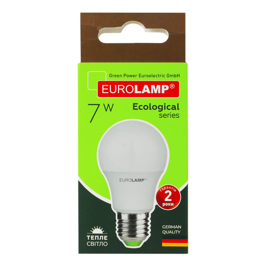 Лампа Eurolamp E.LED  D А50 7W E27 3000K