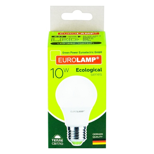 Лампа Eurolamp E.LED D А60 10W E27 3000K