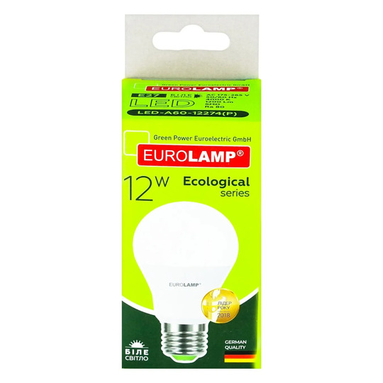 Лампа Eurolamp E.L.D А60 12W E27 4000K