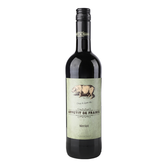 Вино Appetit Merlot ч/сух 13%0,75л