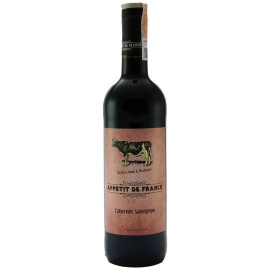 Вино Appetit Cab.Sauvign.ч/сух12,5%0,75л