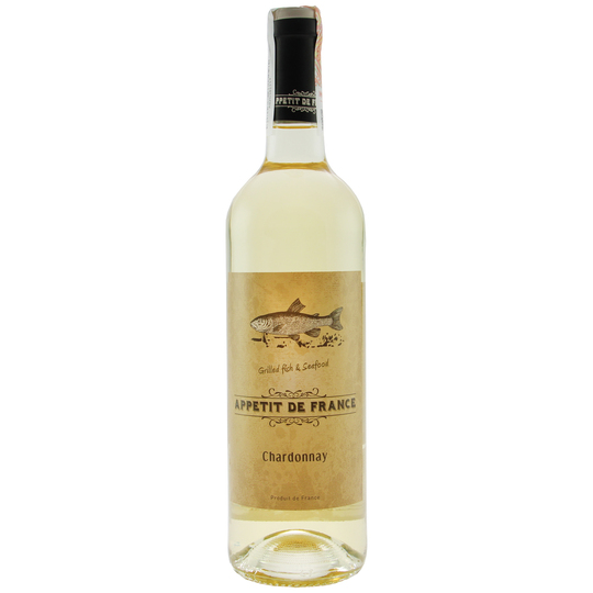 Вино Appetit Chardonnay б/сух 12,5%0,75л