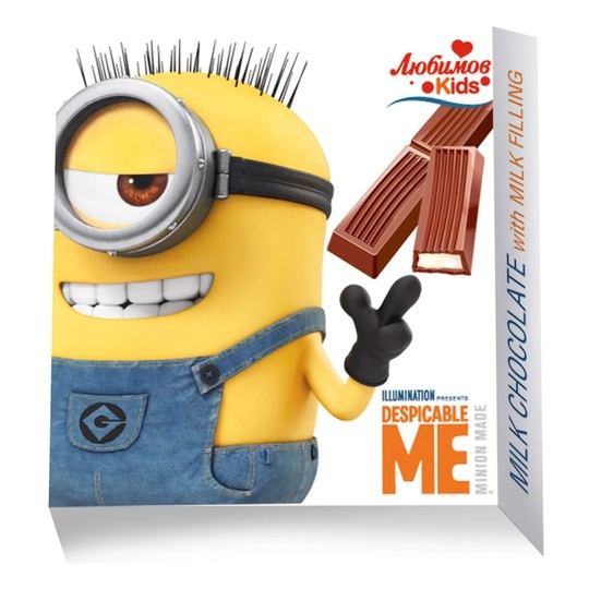 Шоколад мол.з мол.нач.Любімов Kids 50г