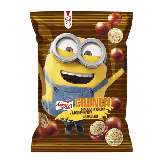 Драже Рис.кул.у м.шок.Любімов Kids 30г
