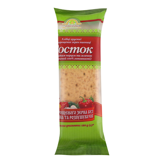 Хлібці з пр.зерн.з пап.Укр Еко-Хліб 120г