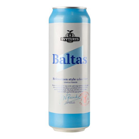Пиво св. Svyturys Baltas 5% 0,568л з/б