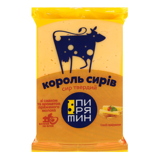 Сир н/т 50% Пирятин Король сирів бр.160г