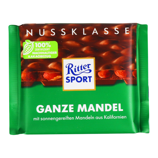 Шоколад м.мигдаль Ritter sport 100г