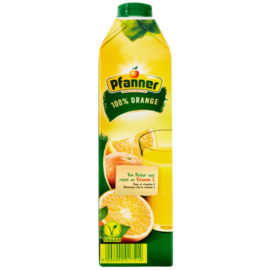 Сік Pfanner 100% апельсин 1л т/п