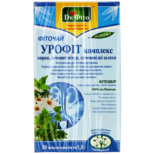 Фіточай Урофит комплекс Dr.Фіто 1,5г*20п