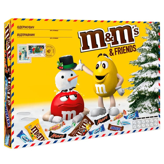 Набір Середня Бандерольм M&M's 190г