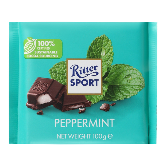 Шоколад т.м’ятна нач.Ritter sport 100г