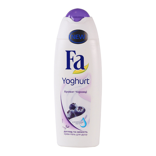 Крем-гель д/душу Чорн.Fa Yoghurt 250мл