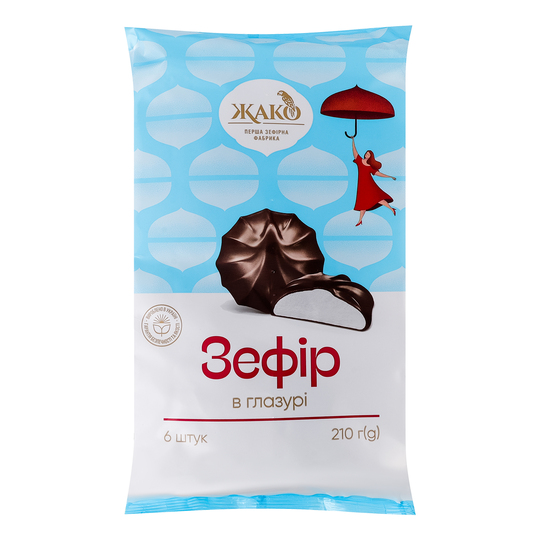 Зефір в глазурі ЖАКО 210г