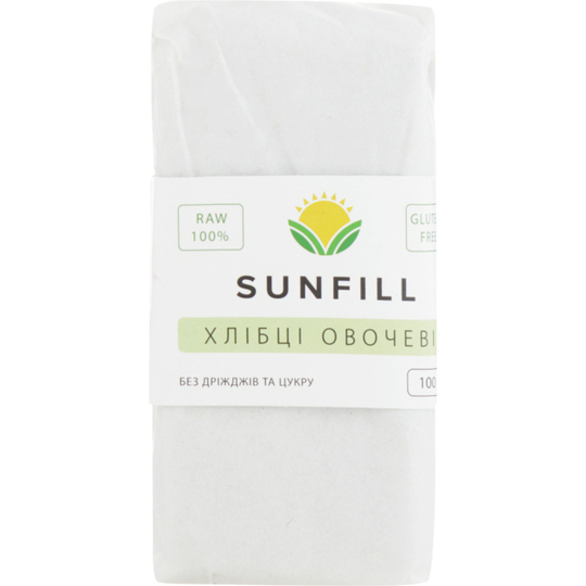 Хлібці Овочеві Sunfill 100г