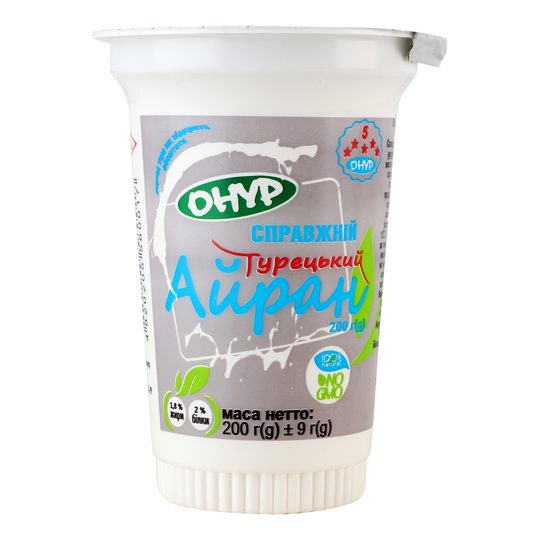 Айран 1,8% Турецкий Онур 200г