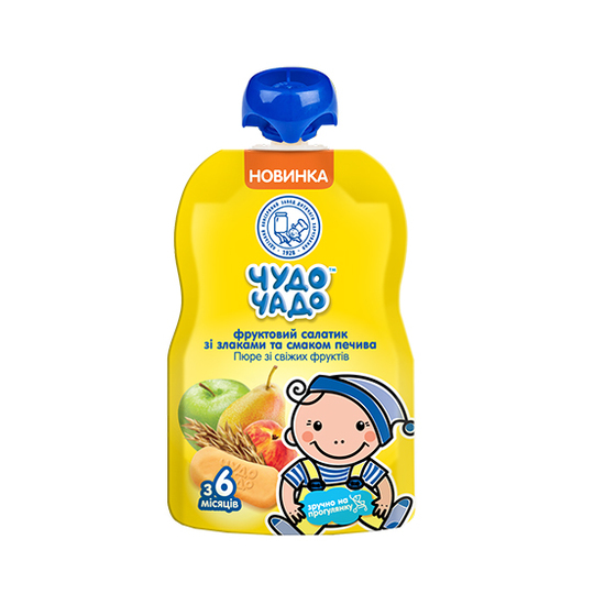Пюре Чудо-Чадо Фр.сал.з печ.та злак.90г
