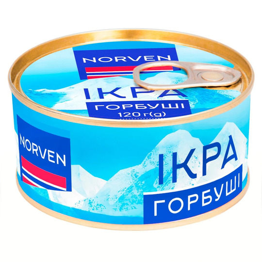 Ікра горбуші жб Norven 120г