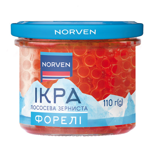Ікра лос.форелі зерниста Norven 110г