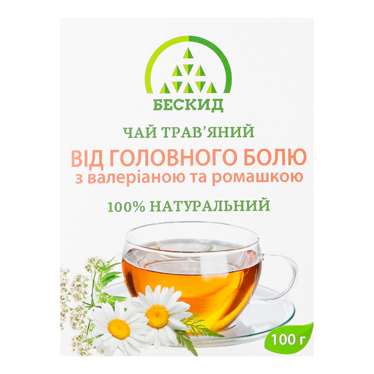 Чай Від головного болю Бескид 100г