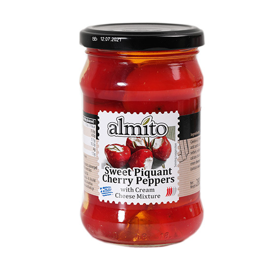 Перець вишн.з пр.смет/сир.Almito 270г