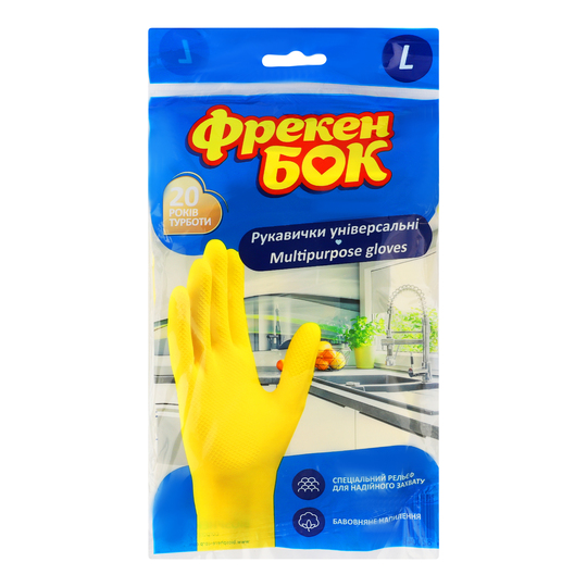 Рукавички гум.унів.д/миття посуду L ФБ