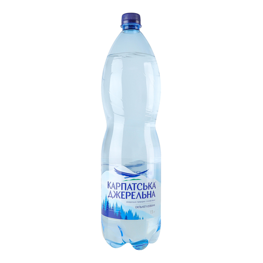 Вода с/газ.Карпатська Джерельна 1,5л ПЕТ