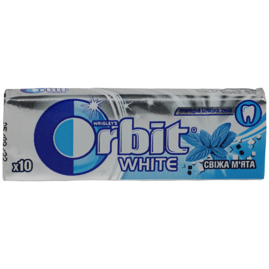 Гумка жув.Білосн.осв.м'ята Orbit 14г