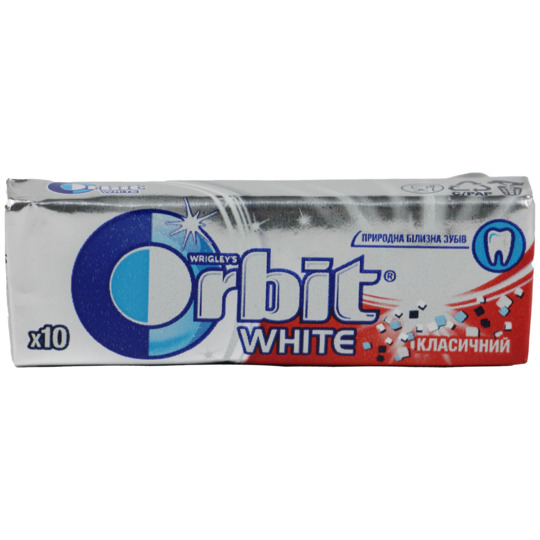 Гумка жув.Білосн.Класичний Orbit 14г