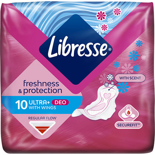 Прокладки г.Libresse Ultra N.Soft d.10шт