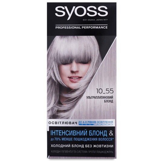 Крем-фарба SYOSS BL 10-55 Ультрапл.Блонд