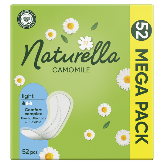 Прокладки щ.Camomile N.D.NATURELLA 52шт