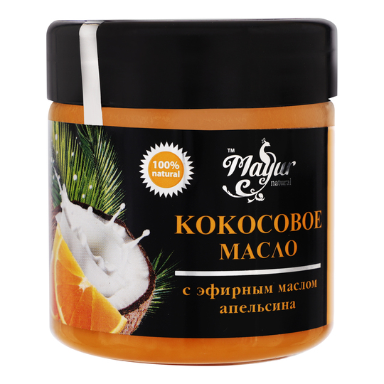 Олія кокосова з еф.ол.Апельс.Mayur 140мл