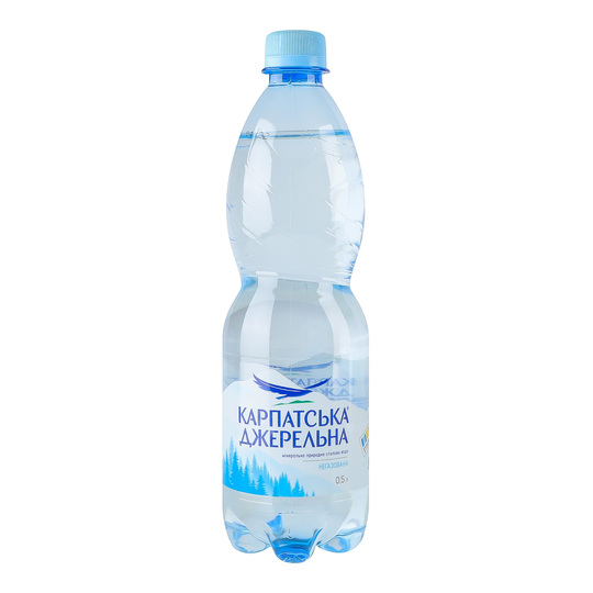Вода н/газ.Карпатська Джерельна 0,5л ПЕТ