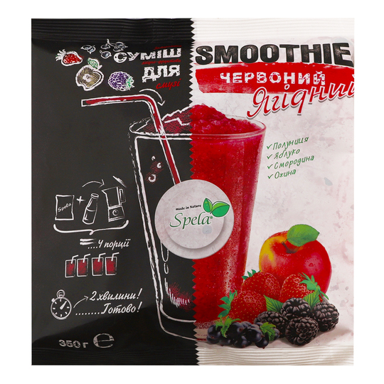 Суміш для черв смузі Ягідна 350г