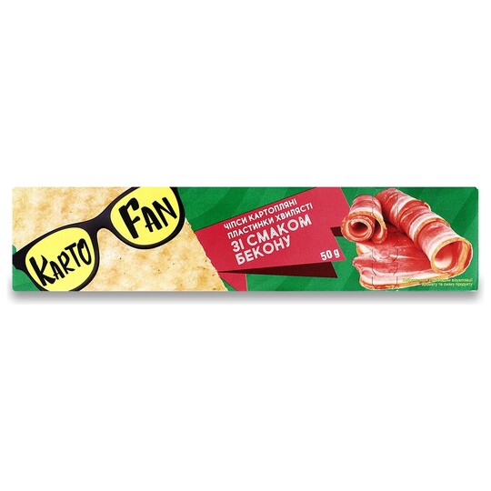 Чипси картопл. хвил. бекон KartoFUN 50г