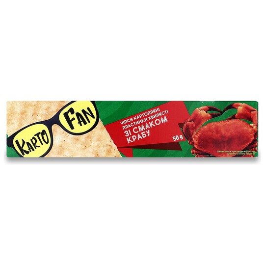 Чипси картопл. хвил. краб KartoFUN 50г
