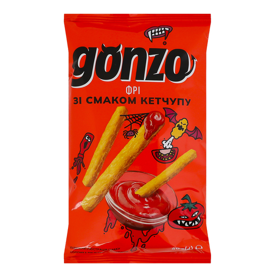 Соломка фрі кетчуп Gonzo 40г